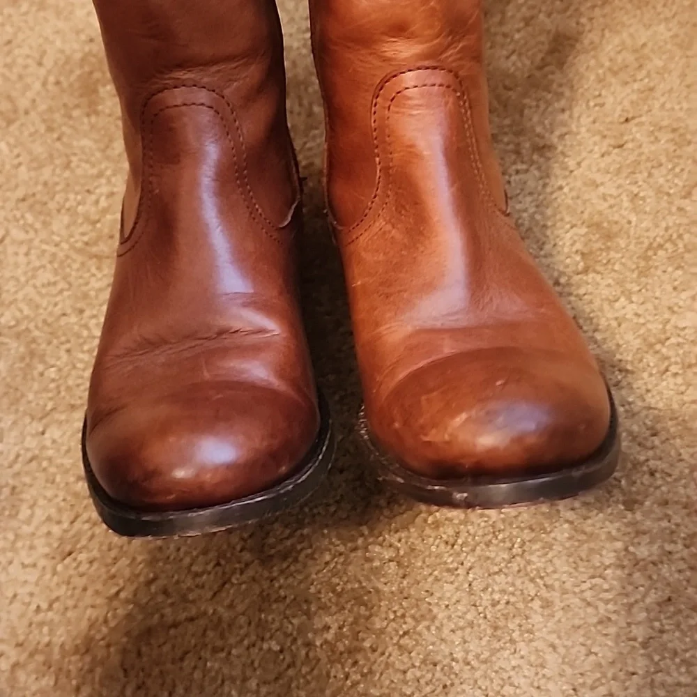 Frye Women's Mellisa Over the Knee Boots In Cognac W 5 1/2